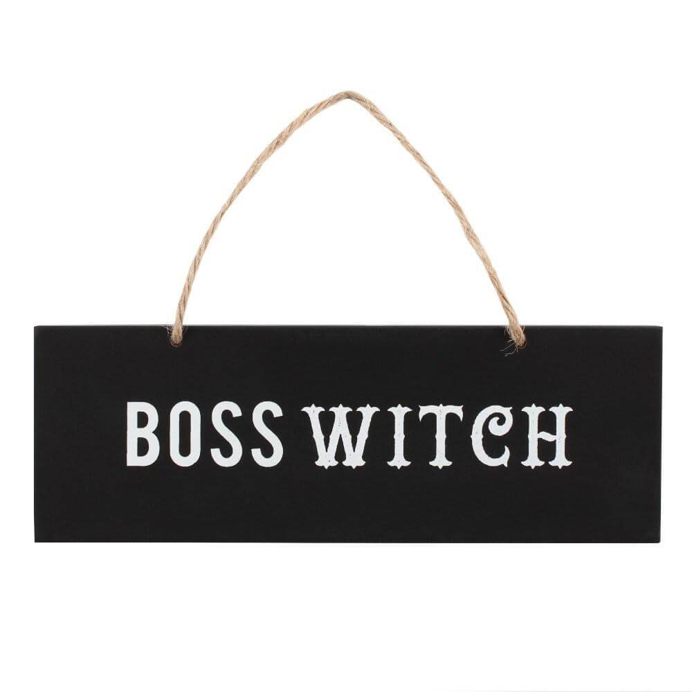 Boss Witch Sign - Olleke Wizarding Shop Amsterdam Brugge London