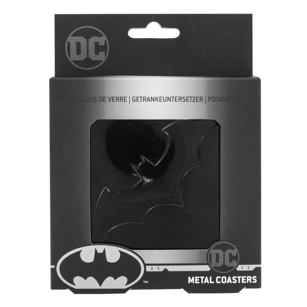 Batman Coaster 4-Pack Logo - Olleke Wizarding Shop Amsterdam Brugge London