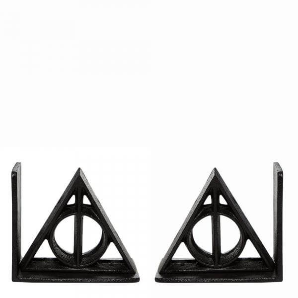 Deathly Hallows Bookends - Olleke Wizarding Shop Amsterdam Brugge London