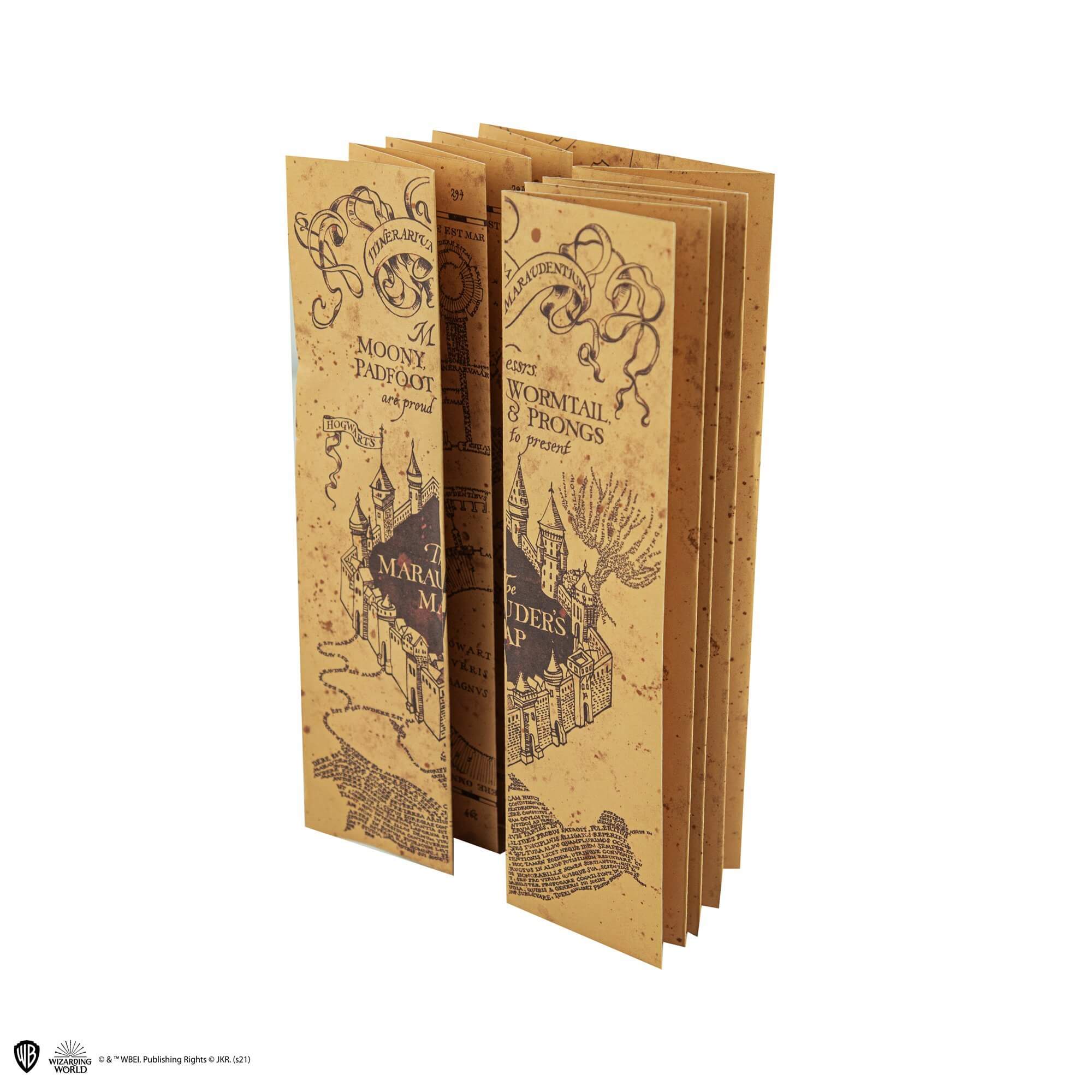 Harry Potter Marauder’s map notebook and small map included - Olleke Wizarding Shop Amsterdam Brugge London