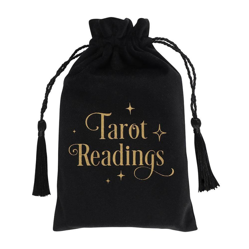 Black Tarot Readings Drawstring Pouch - Olleke Wizarding Shop Amsterdam Brugge London