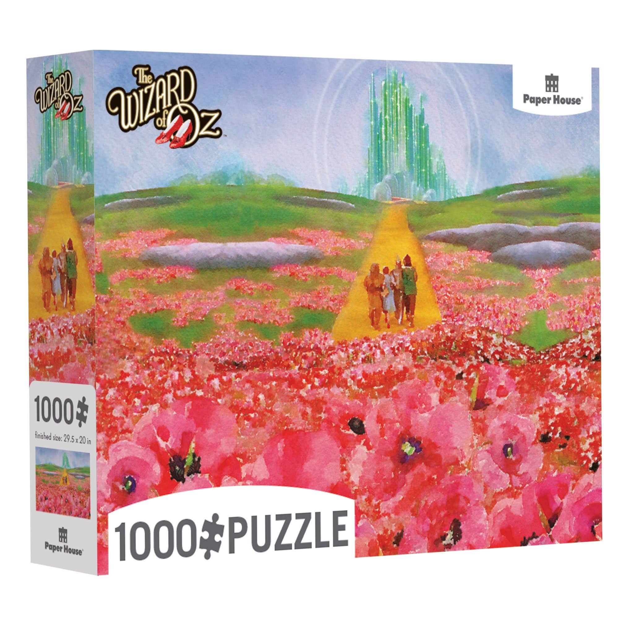 Wizard of Oz Poppy Fields 1000 piece Jigsaw Puzzle - Olleke Wizarding Shop Amsterdam Brugge London