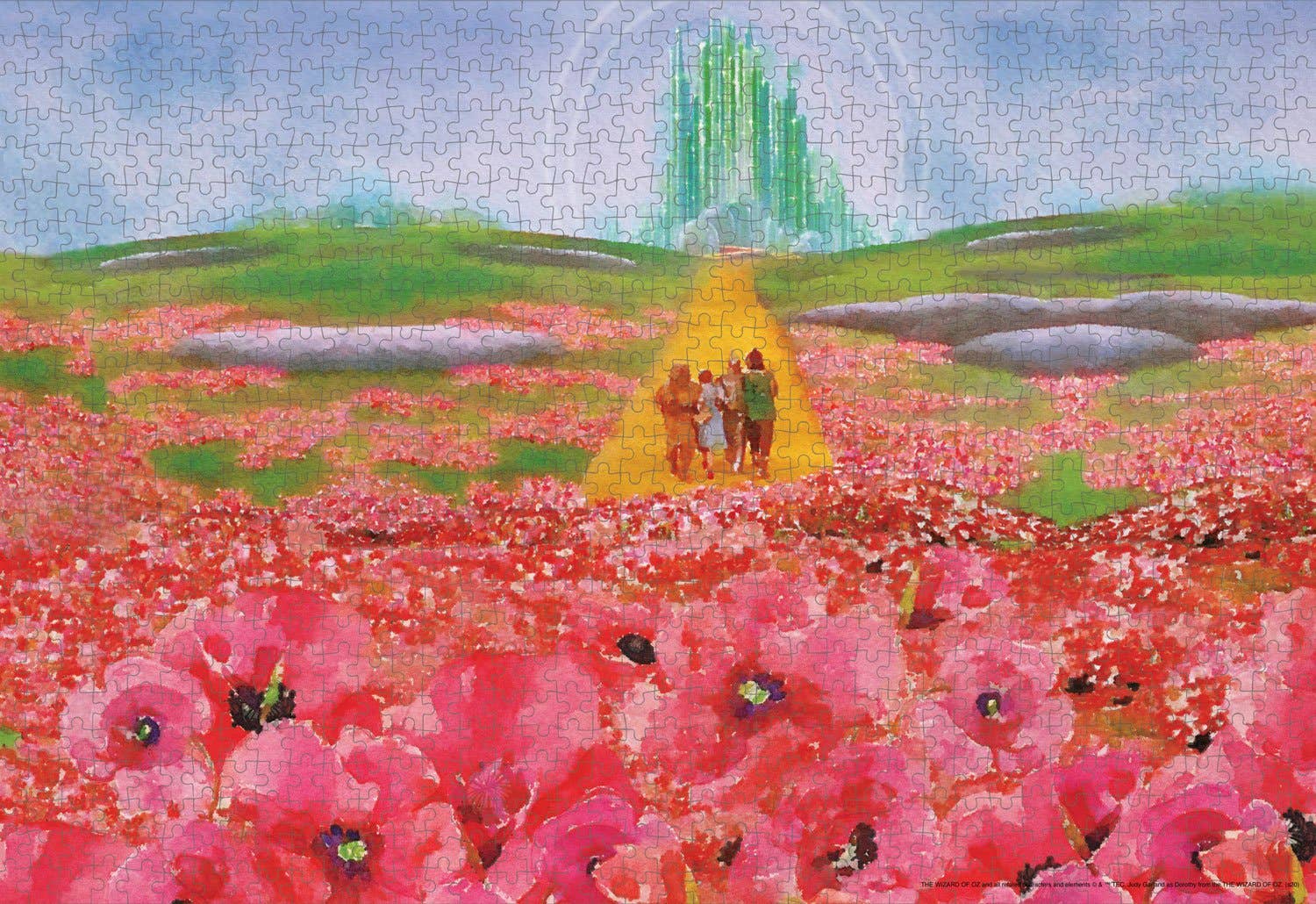 Wizard of Oz Poppy Fields 1000 piece Jigsaw Puzzle - Olleke Wizarding Shop Amsterdam Brugge London