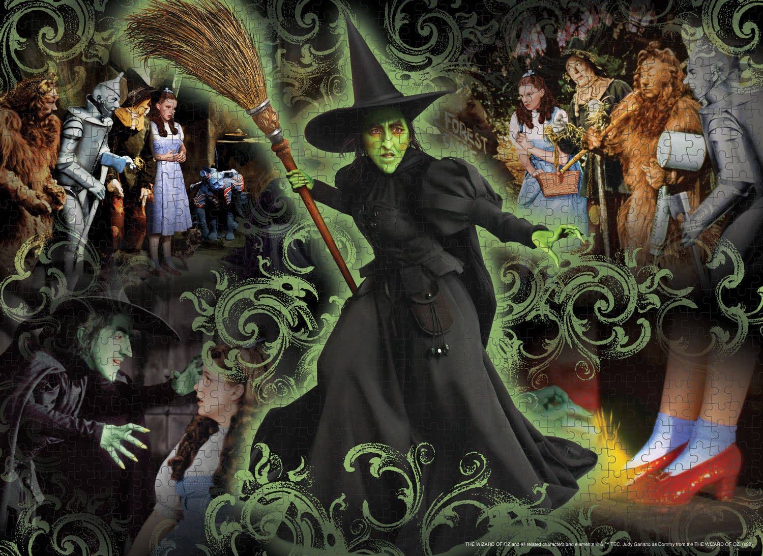 Wizard of Oz Wicked Witch 500 piece Jigsaw Puzzle - Olleke Wizarding Shop Amsterdam Brugge London