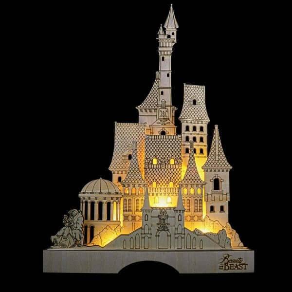 Beauty and the Beast Illuminated Castle - Olleke Wizarding Shop Amsterdam Brugge London