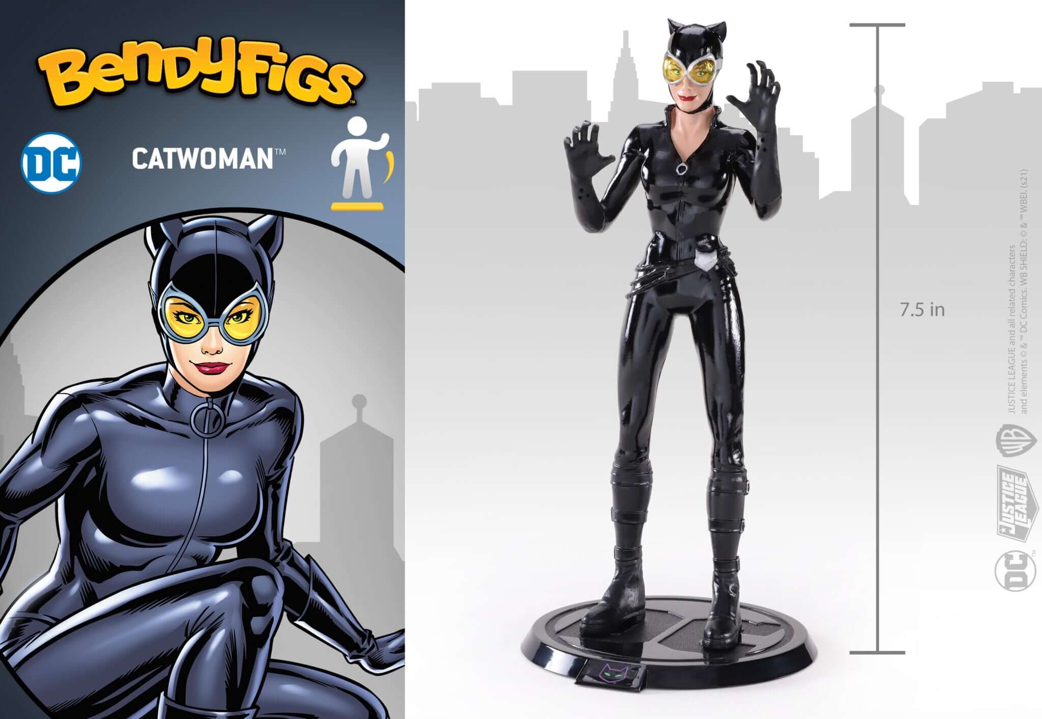 Catwoman Bendable Figure - Olleke Wizarding Shop Amsterdam Brugge London
