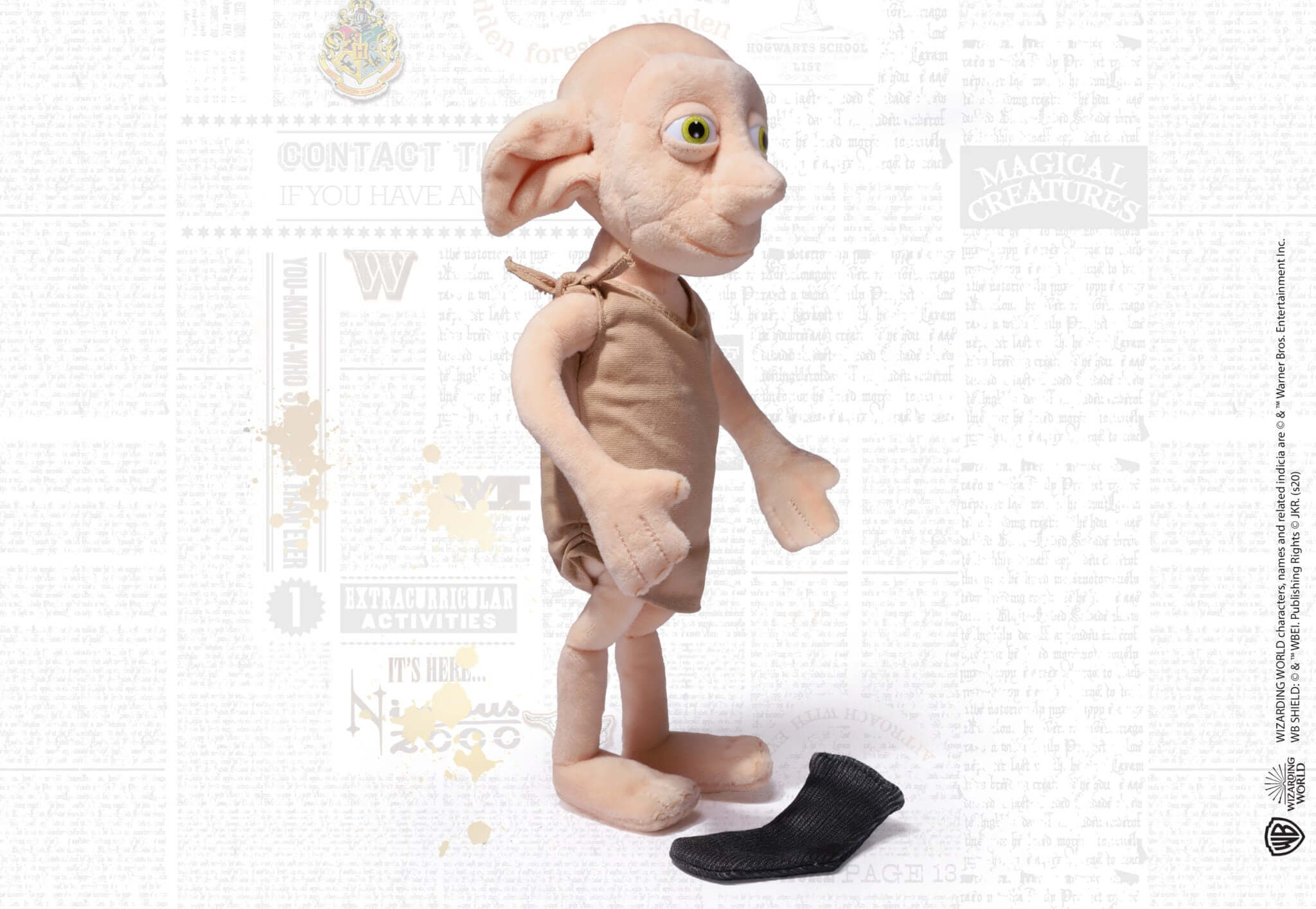 Dobby Interactive Plush - Olleke Wizarding Shop Amsterdam Brugge London