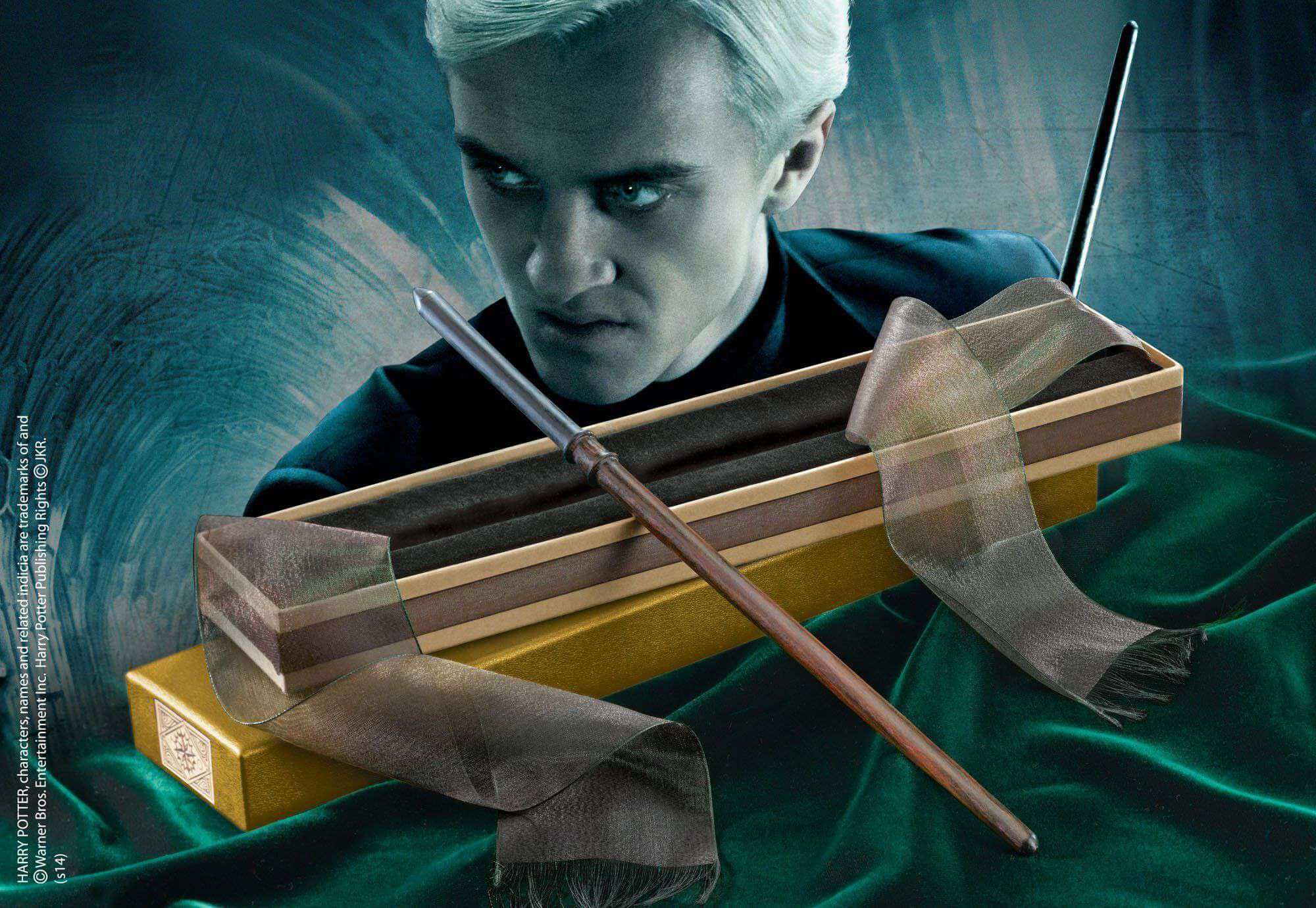 Draco Malfoy Wand in Ollivanders Box - Olleke Wizarding Shop Amsterdam Brugge London