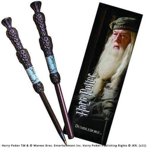 Dumbledore Wand Pen & Bookmark - Olleke Wizarding Shop Amsterdam Brugge London