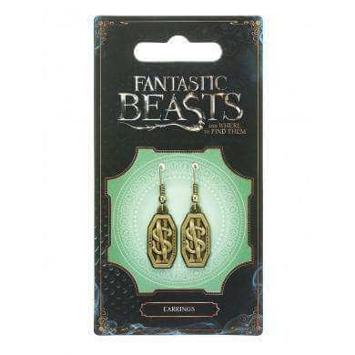 Fantastic Beasts Newt Scamander Earrings - Olleke Wizarding Shop Amsterdam Brugge London