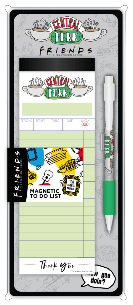 Friends Magnetic To Do List & Pen Set - Olleke Wizarding Shop Amsterdam Brugge London