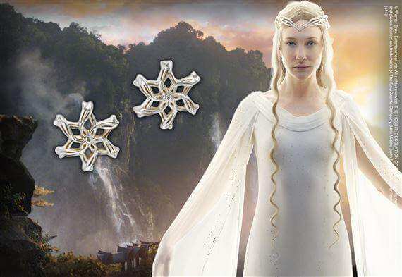 Galadriel Ring Earrings Sterling Silver - Olleke Wizarding Shop Amsterdam Brugge London