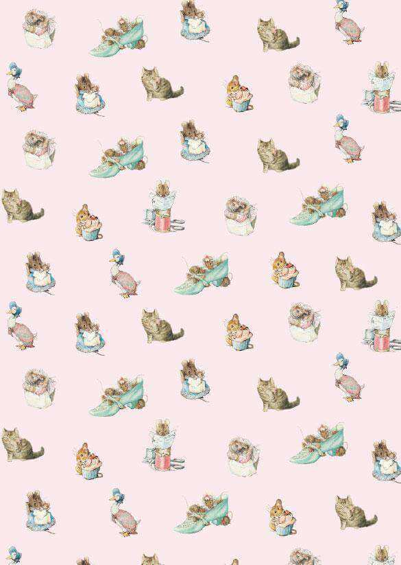 Gift Wrap Peter Rabbit Jemima Puddle-Duck - Olleke Wizarding Shop Amsterdam Brugge London