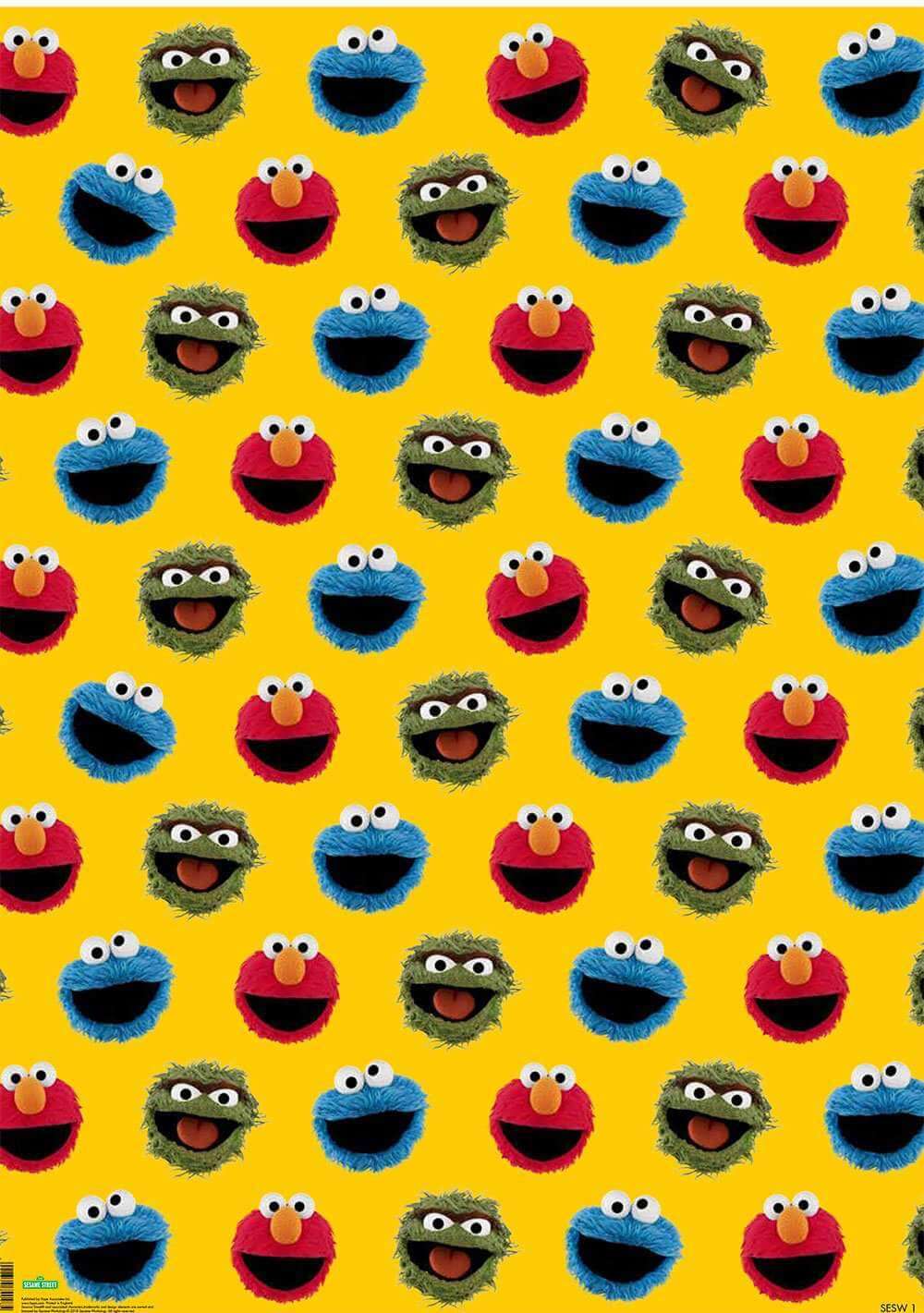 Gift Wrap Sesame Street - Olleke Wizarding Shop Amsterdam Brugge London