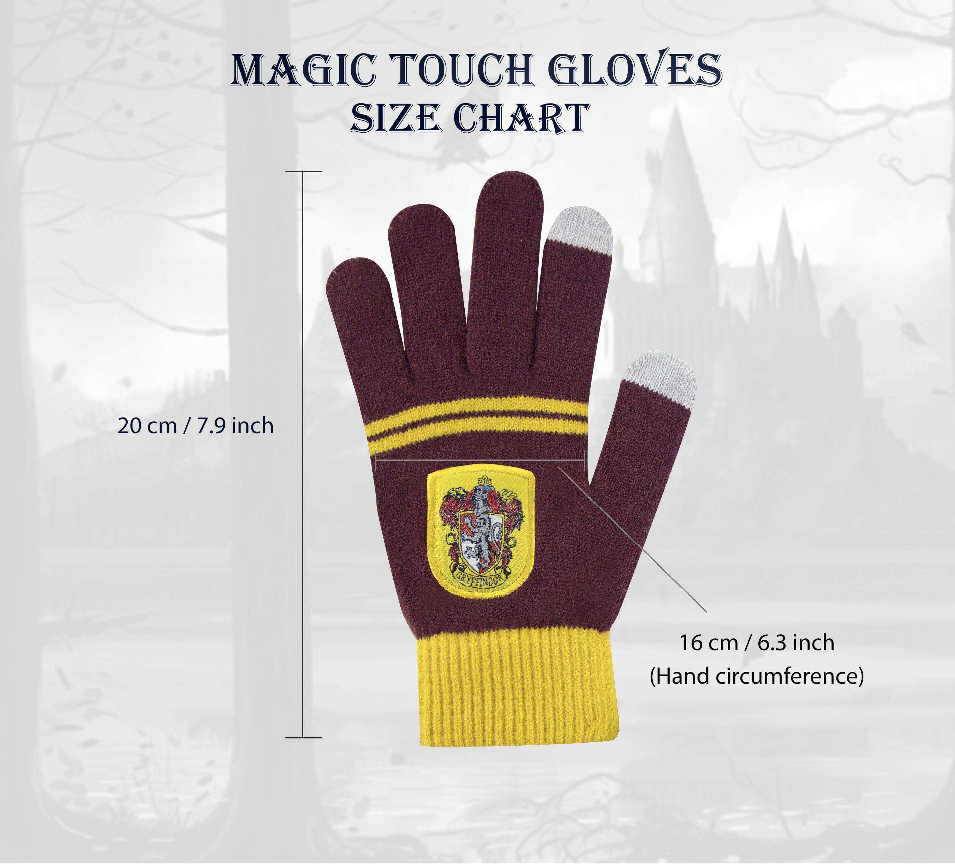 Gryffindor "Magic Touch" Gloves - Olleke Wizarding Shop Amsterdam Brugge London