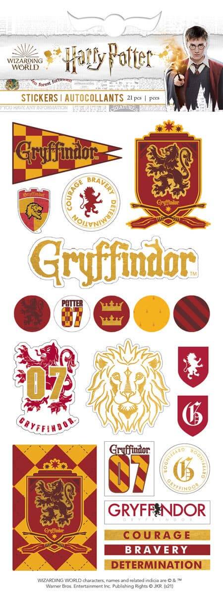 Gryffindor House Pride Enamel Sticker - Olleke Wizarding Shop Amsterdam Brugge London