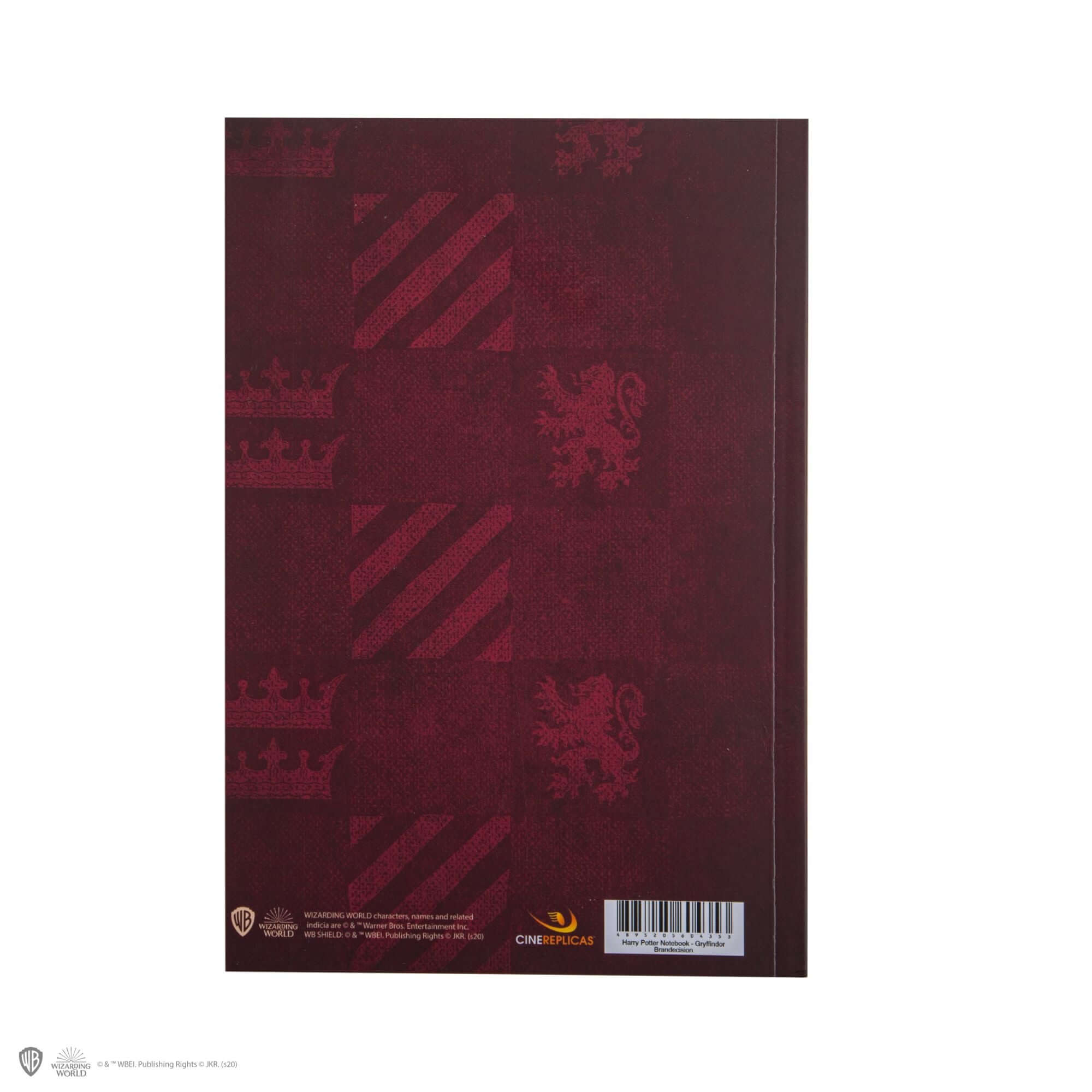 Gryffindor Notebook - Olleke Wizarding Shop Amsterdam Brugge London