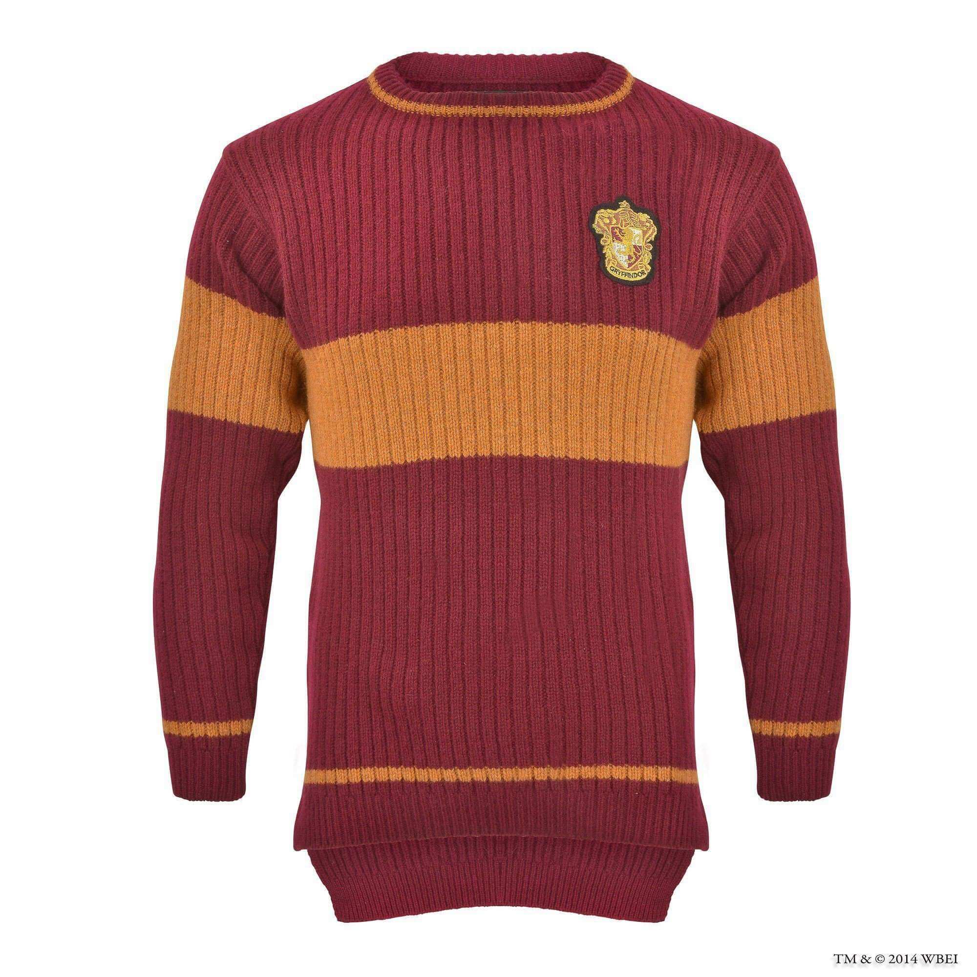 Gryffindor Quidditch Knitted Adult Jumper - Olleke Wizarding Shop Amsterdam Brugge London