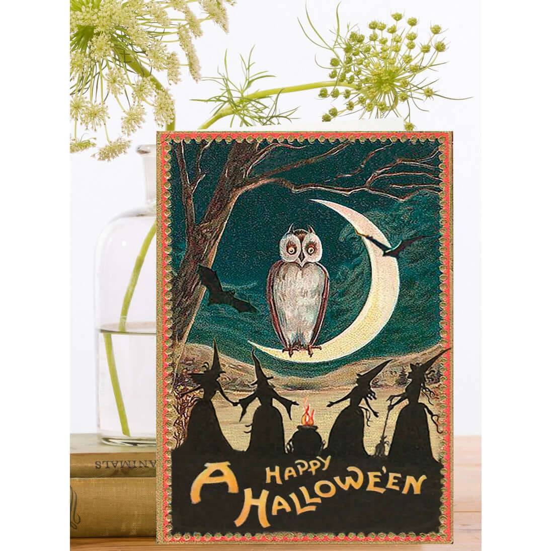 Halloween Card - Olleke Wizarding Shop Amsterdam Brugge London