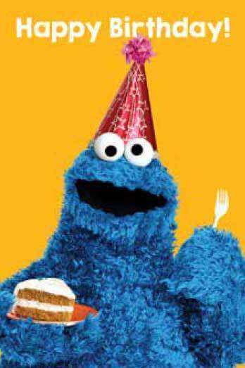 Happy Birthday Sesame street card - Olleke Wizarding Shop Amsterdam Brugge London