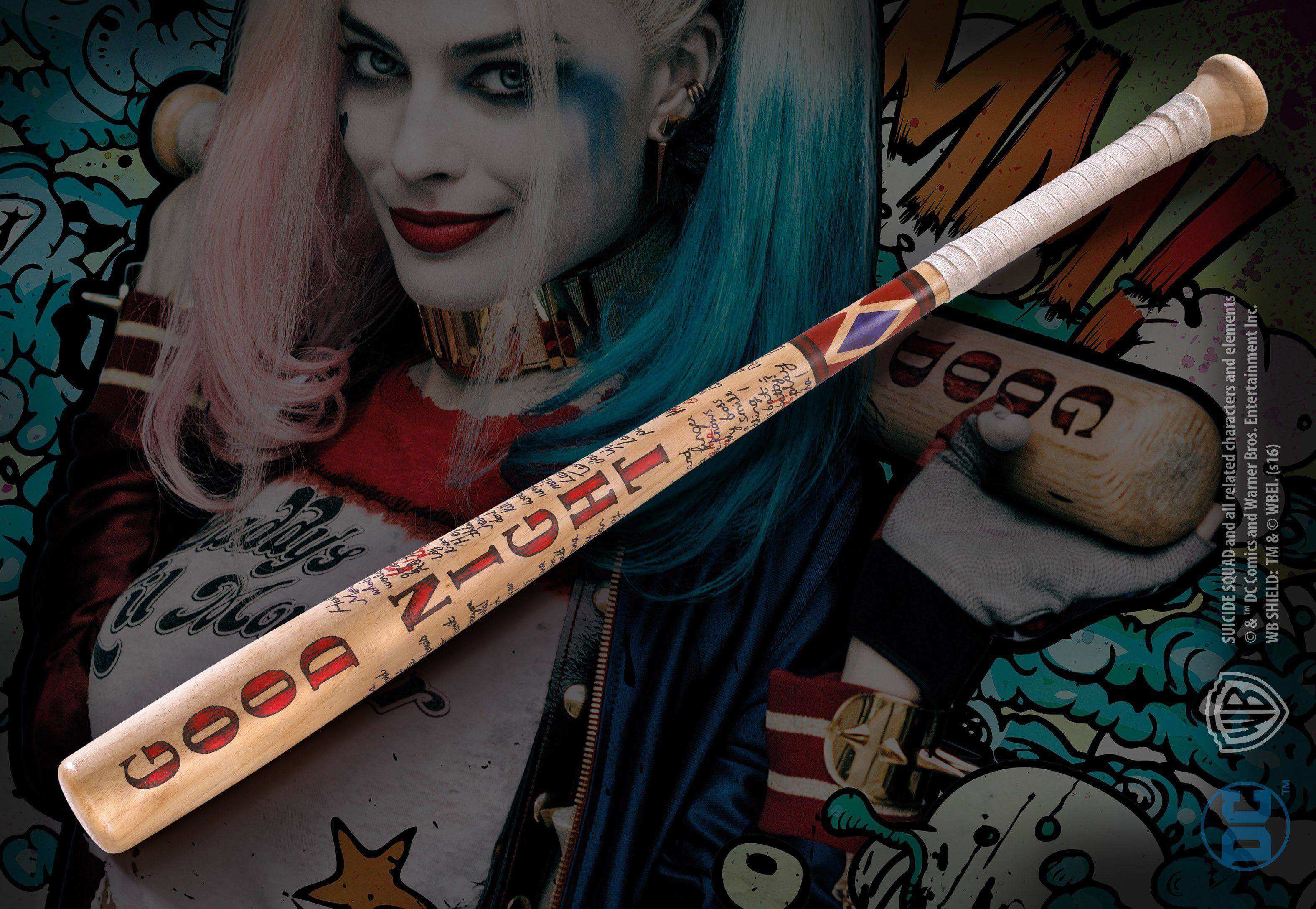 Harley Quinn Baseball Bat - Olleke Wizarding Shop Amsterdam Brugge London