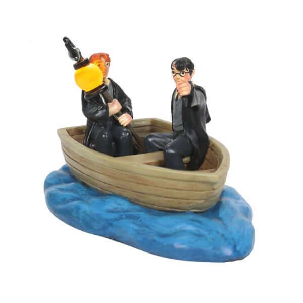 Harry and Ron in a Boat Figurine - Olleke Wizarding Shop Amsterdam Brugge London