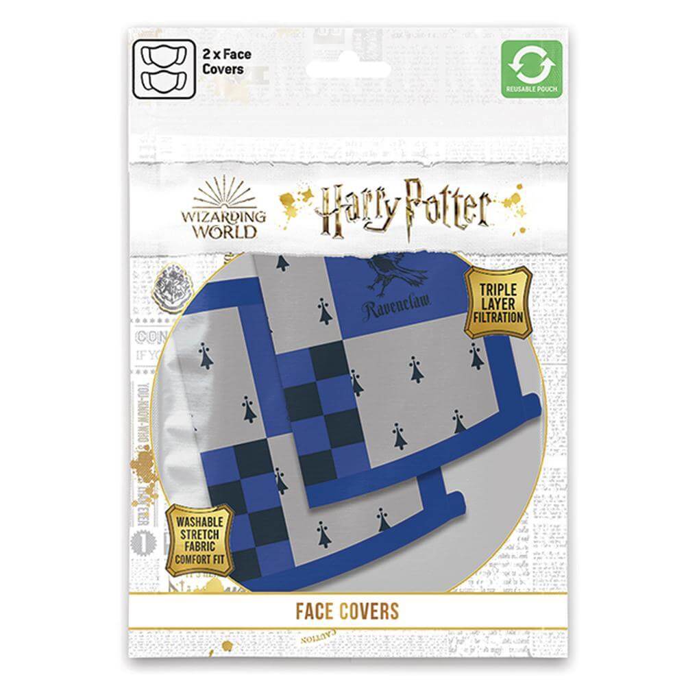 Harry Potter 2pk Face Coverings Ravenclaw - Olleke Wizarding Shop Amsterdam Brugge London