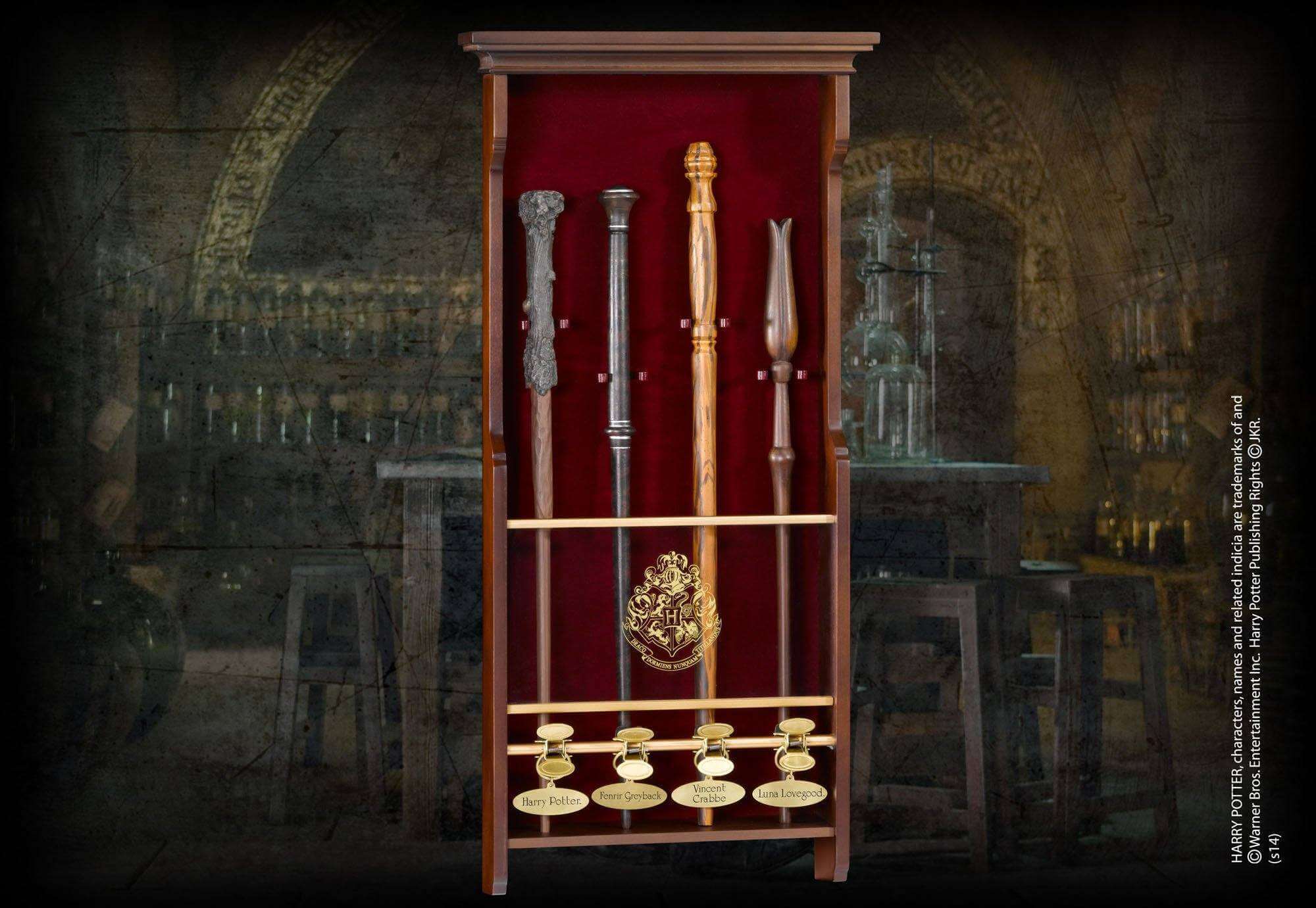 Harry Potter 4 Wand Display - Olleke Wizarding Shop Amsterdam Brugge London