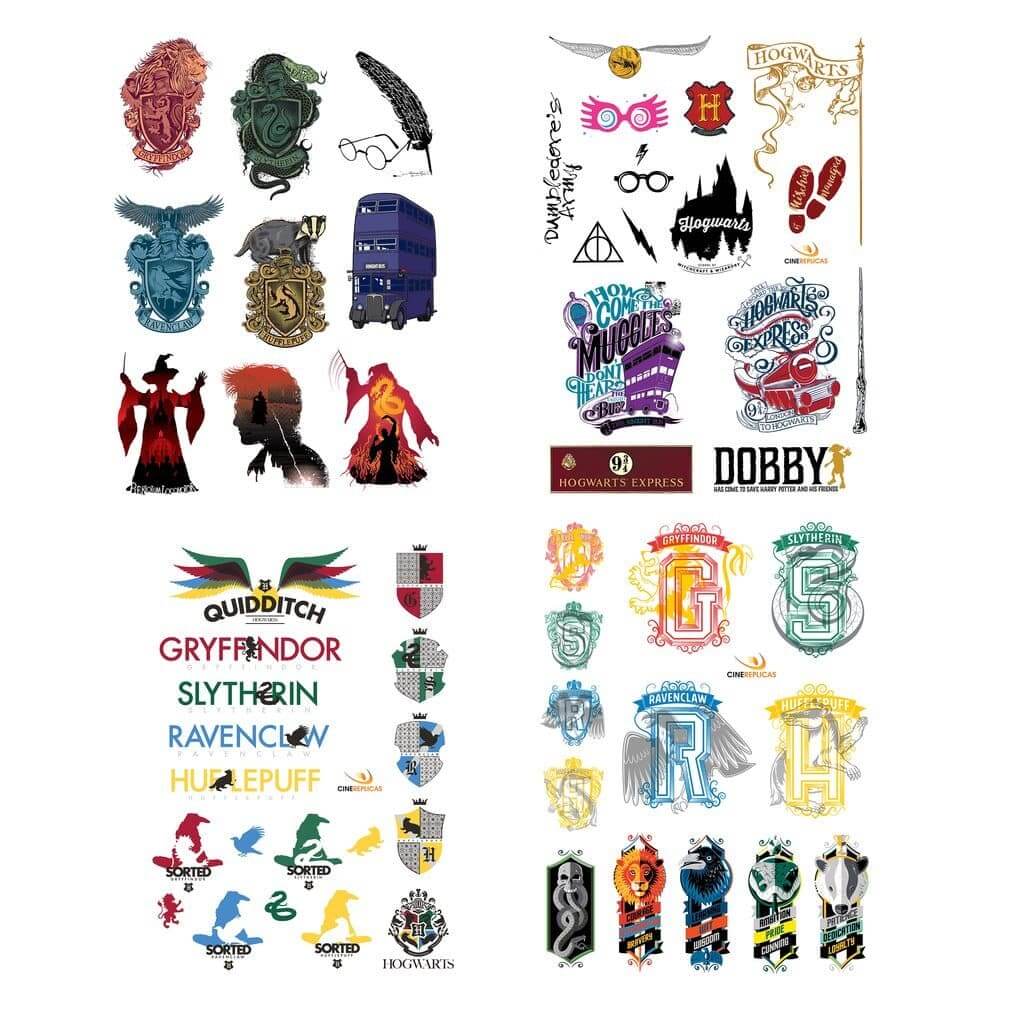 Harry Potter 55 Stickers Set - Olleke Wizarding Shop Amsterdam Brugge London