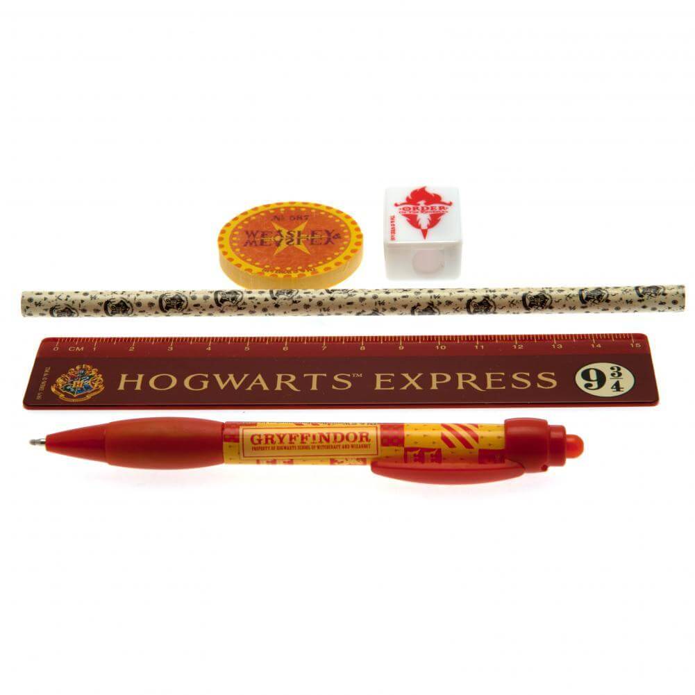 Harry Potter 5pc Stationery Set - Olleke Wizarding Shop Amsterdam Brugge London