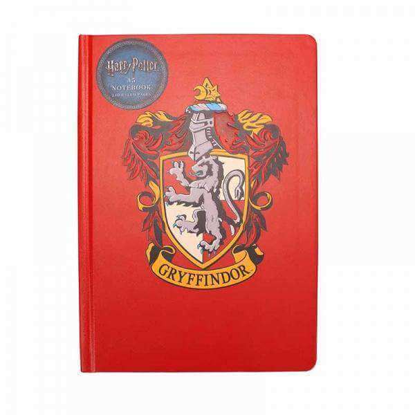 Harry Potter A5 Notebook - Gryffindor Crest - Olleke Wizarding Shop Amsterdam Brugge London