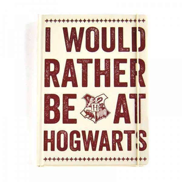 Harry Potter A5 Notebook - Hogwarts Slogan - Olleke Wizarding Shop Amsterdam Brugge London