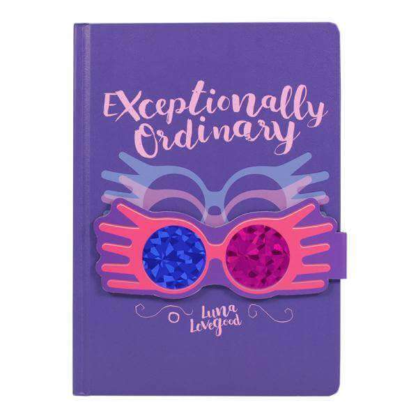 Harry Potter A5 Notebook - Luna Lovegood (Exceptionally Ordinary) - Olleke Wizarding Shop Amsterdam Brugge London