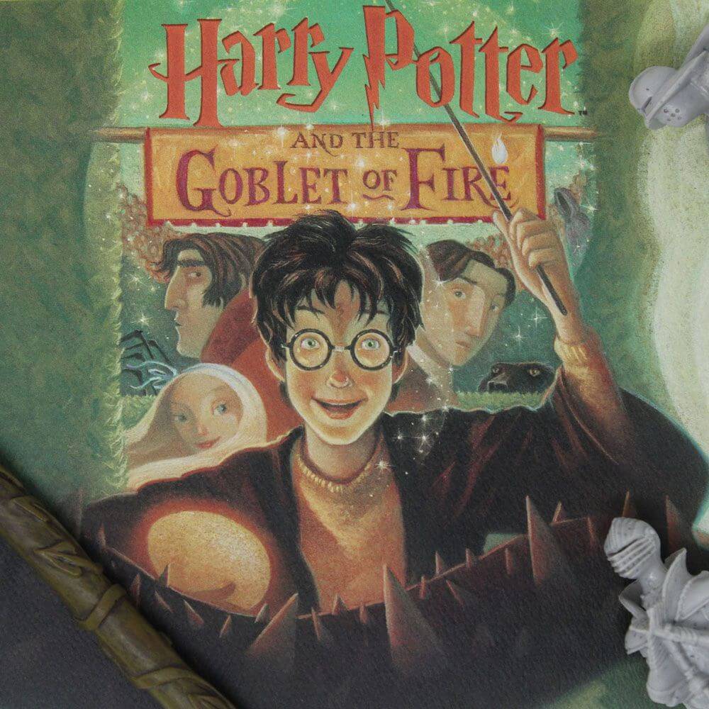 Harry Potter Art Print Goblet of Fire Book Cover Artwork Limited Edition - Olleke Wizarding Shop Amsterdam Brugge London