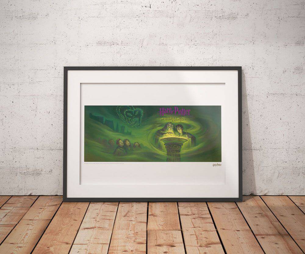 Harry Potter Art Print Half Blood Prince Book Cover Artwork Limited Edition - Olleke Wizarding Shop Amsterdam Brugge London