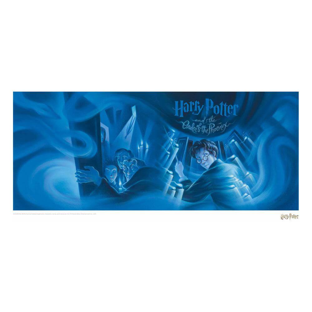 Harry Potter Art Print Order of the Phoenix Book Cover Artwork Limited Edition - Olleke Wizarding Shop Amsterdam Brugge London