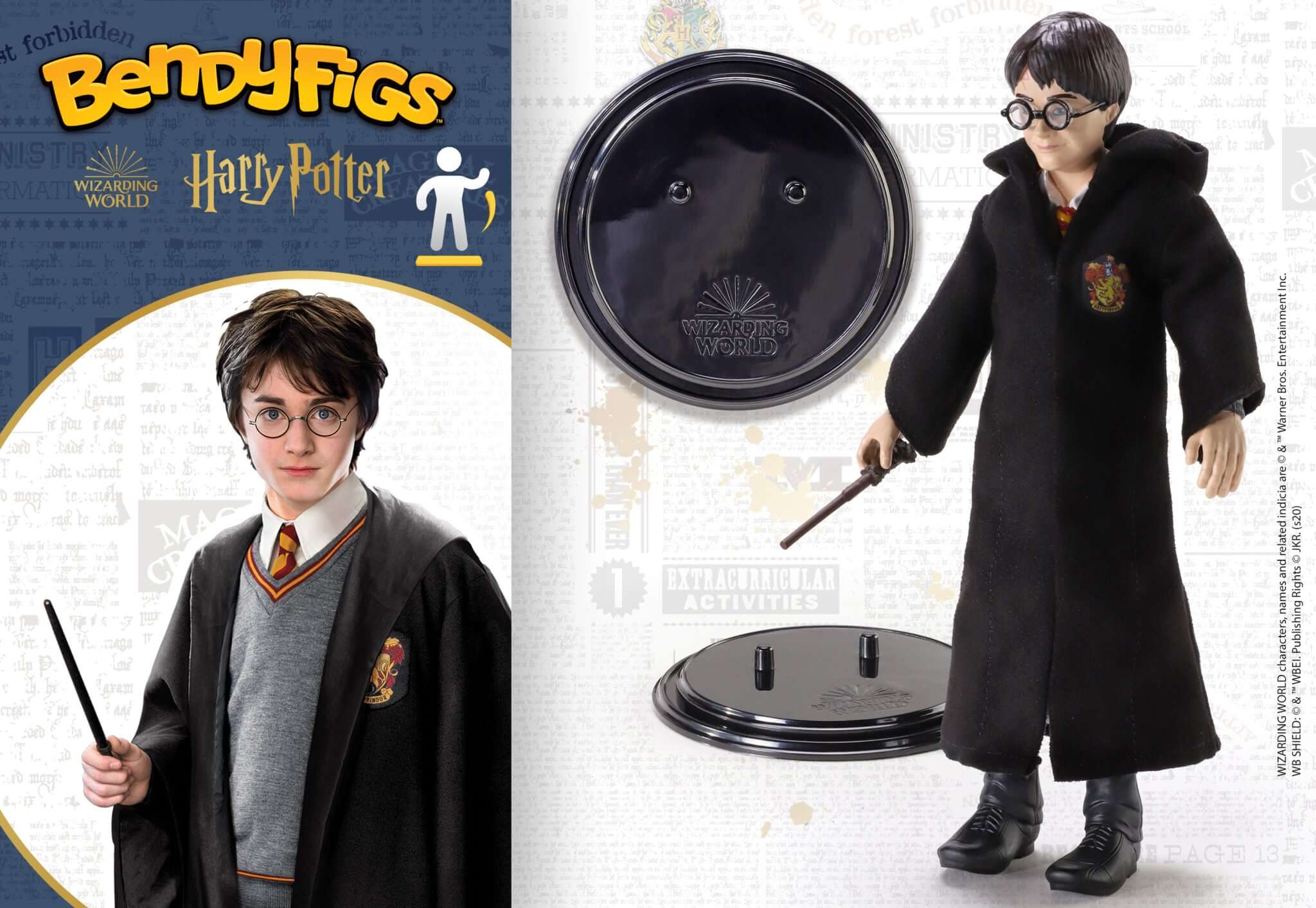 Harry Potter Bendyfigs Bendable Figure Harry Potter - Olleke Wizarding Shop Amsterdam Brugge London