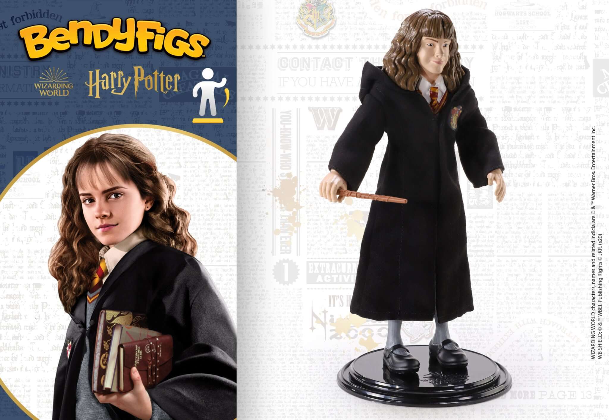 Harry Potter Bendyfigs Bendable Figure Hermione Granger - Olleke Wizarding Shop Amsterdam Brugge London