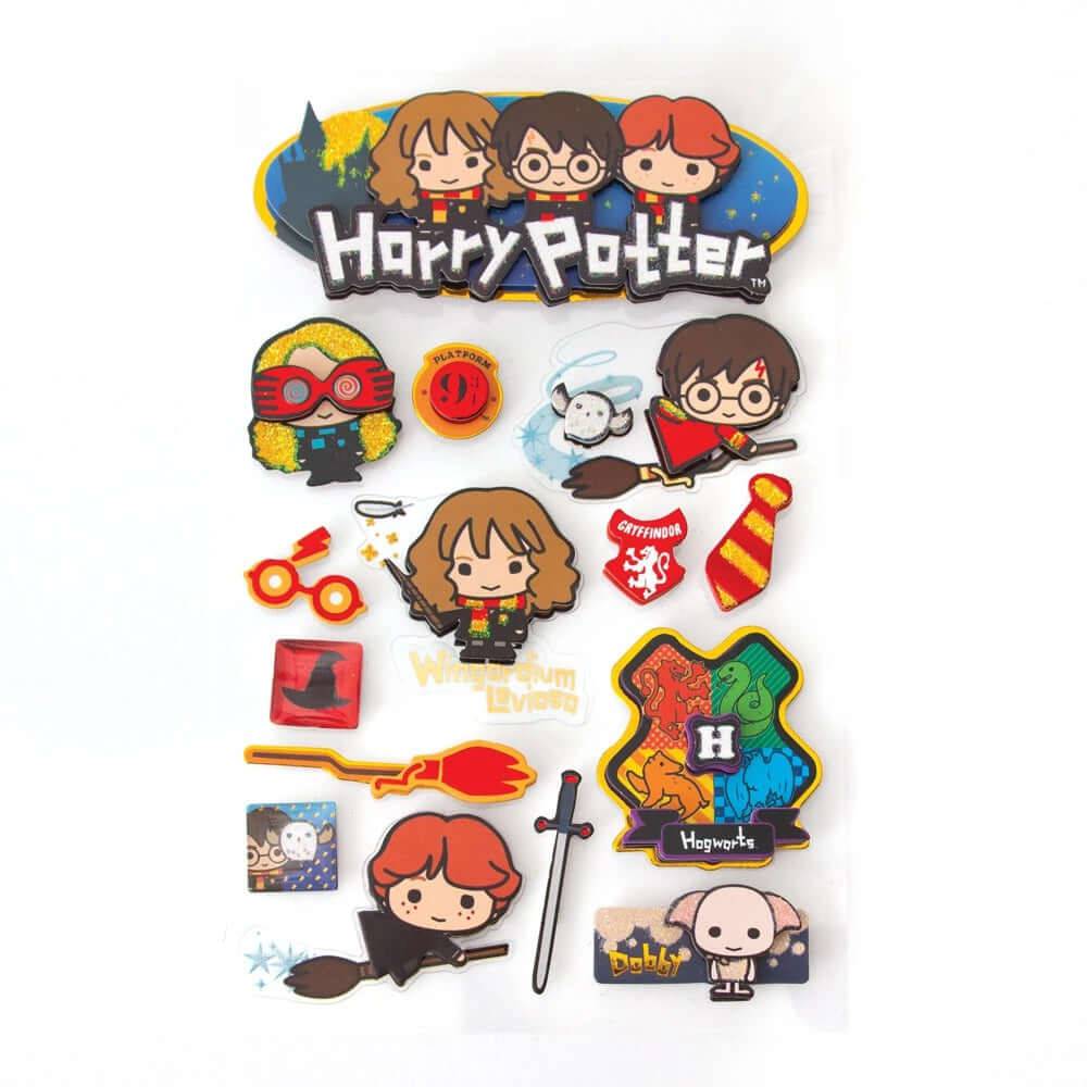 Harry Potter Chibi Dimensional Sticker - Olleke Wizarding Shop Amsterdam Brugge London