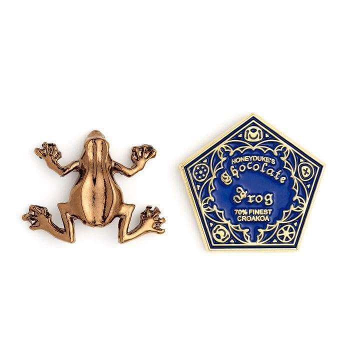 Harry Potter Chocolate Frog Pin Badge - Olleke Wizarding Shop Amsterdam Brugge London