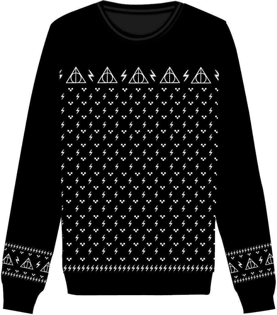 Harry Potter Christmas Sweater Deathly Hallows - Olleke Wizarding Shop Amsterdam Brugge London