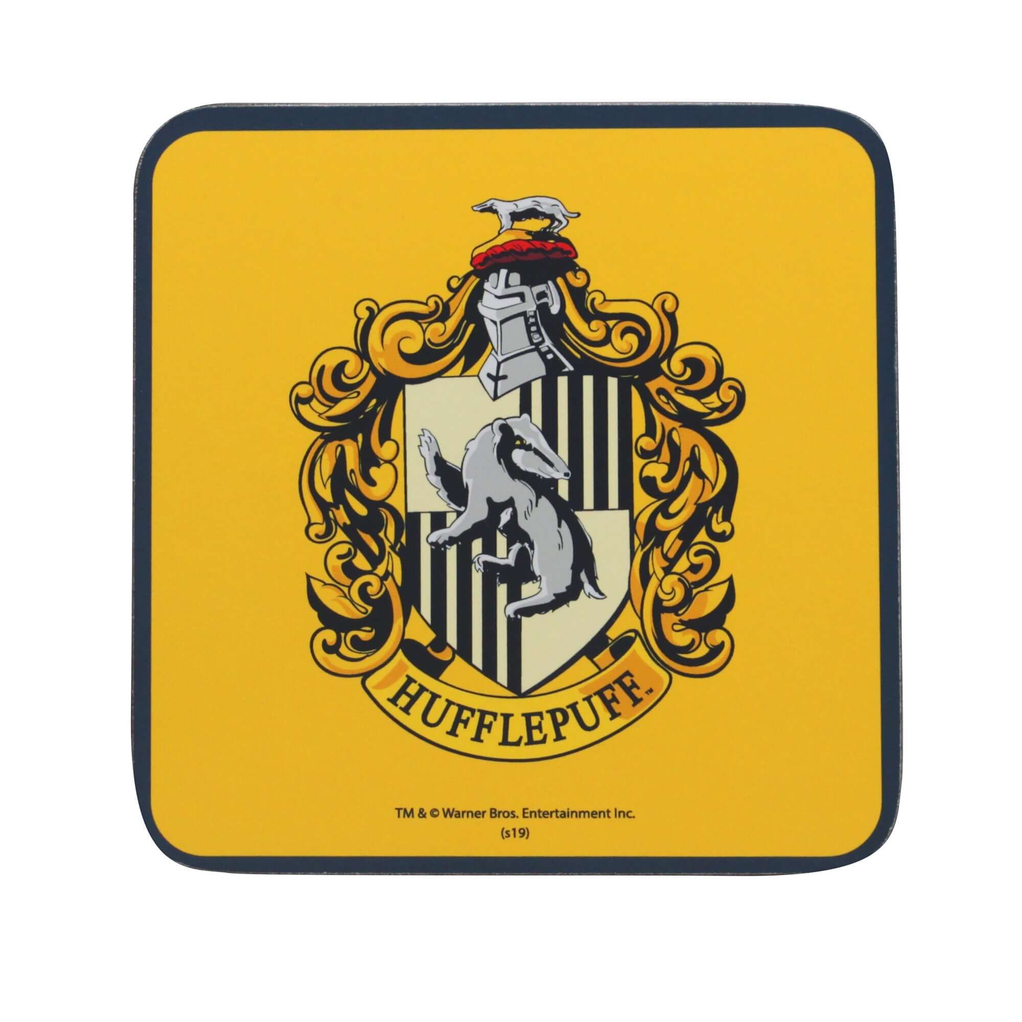 Harry Potter Coaster - Hufflepuff Crest - Olleke Wizarding Shop Amsterdam Brugge London