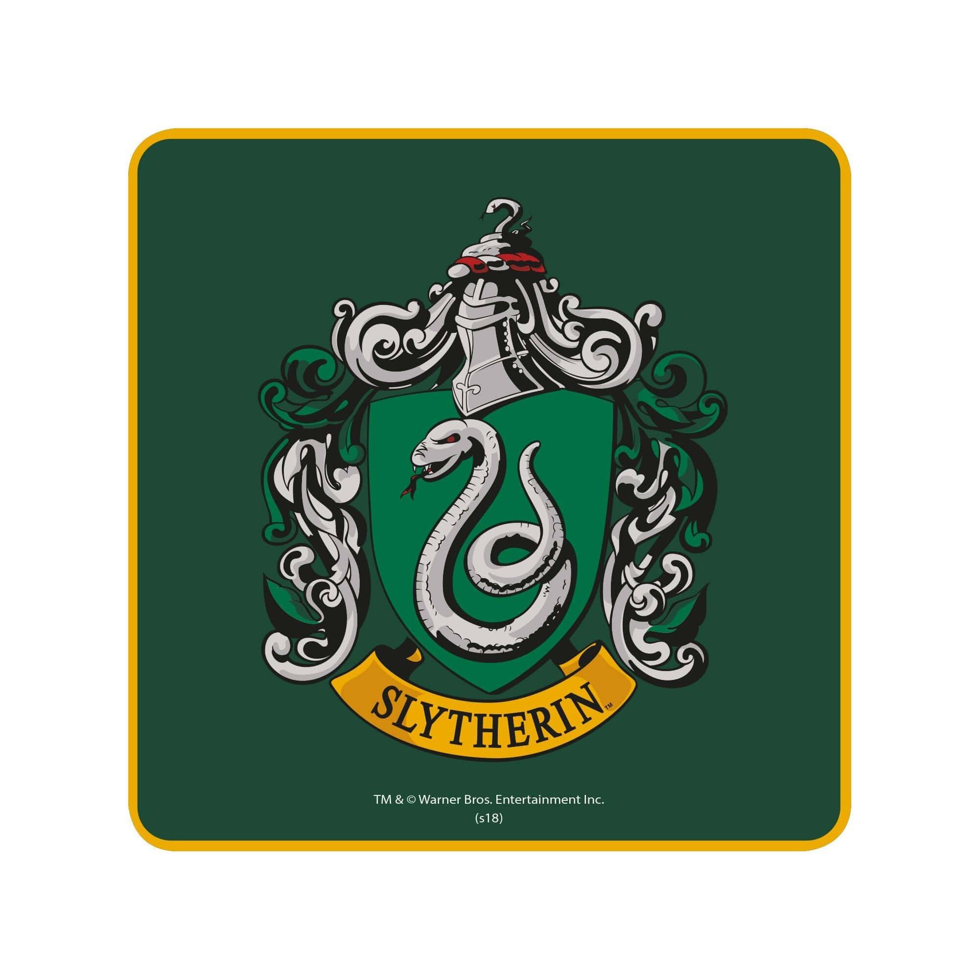 Harry Potter Coaster - Slytherin Crest - Olleke Wizarding Shop Amsterdam Brugge London