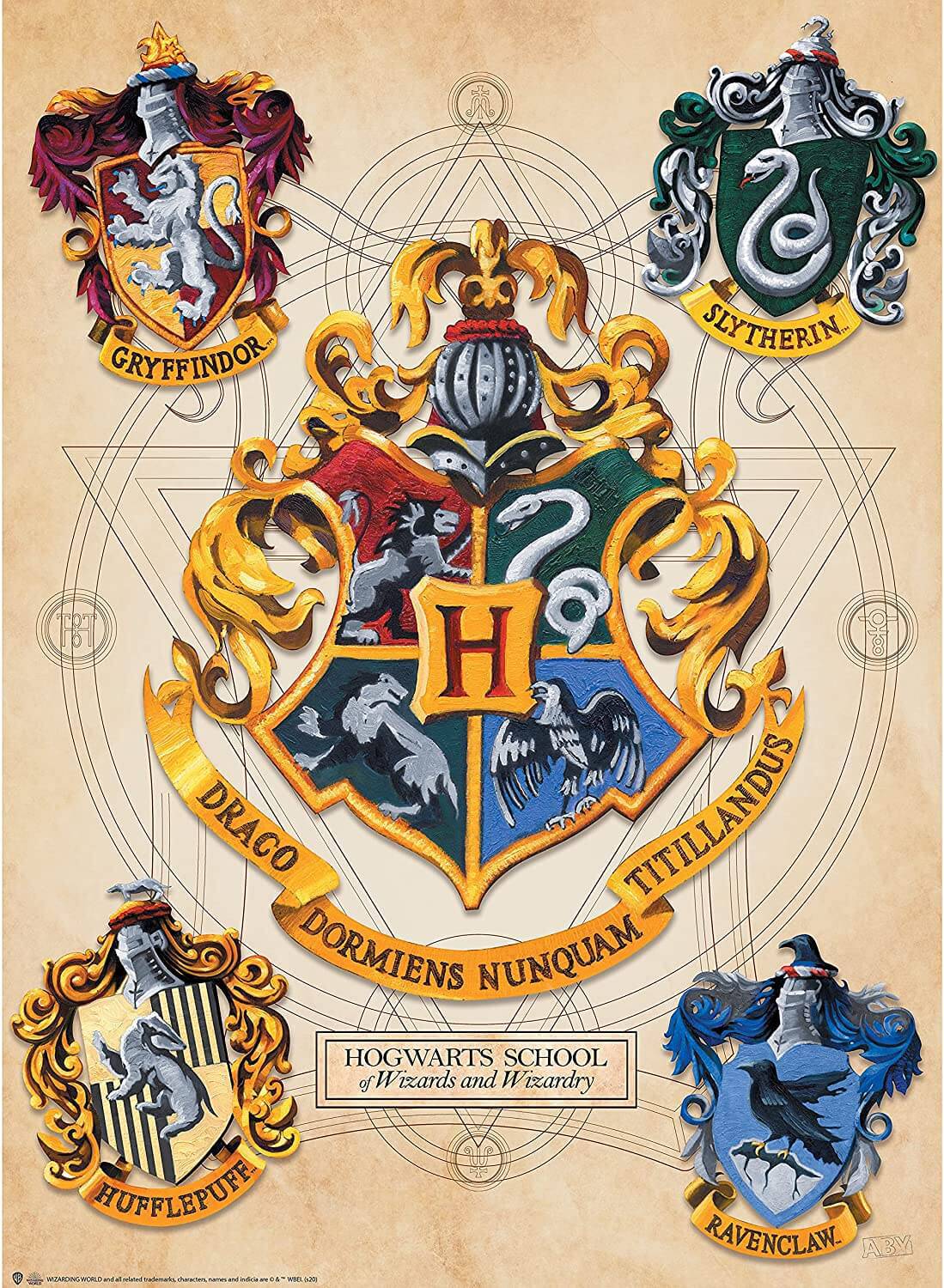 Harry Potter Crest & Marauders - Set of 2 posters - Olleke Wizarding Shop Amsterdam Brugge London