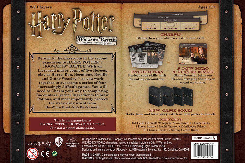 Harry Potter Deck-Building Game Expansion Charms and Potions - Olleke Wizarding Shop Amsterdam Brugge London