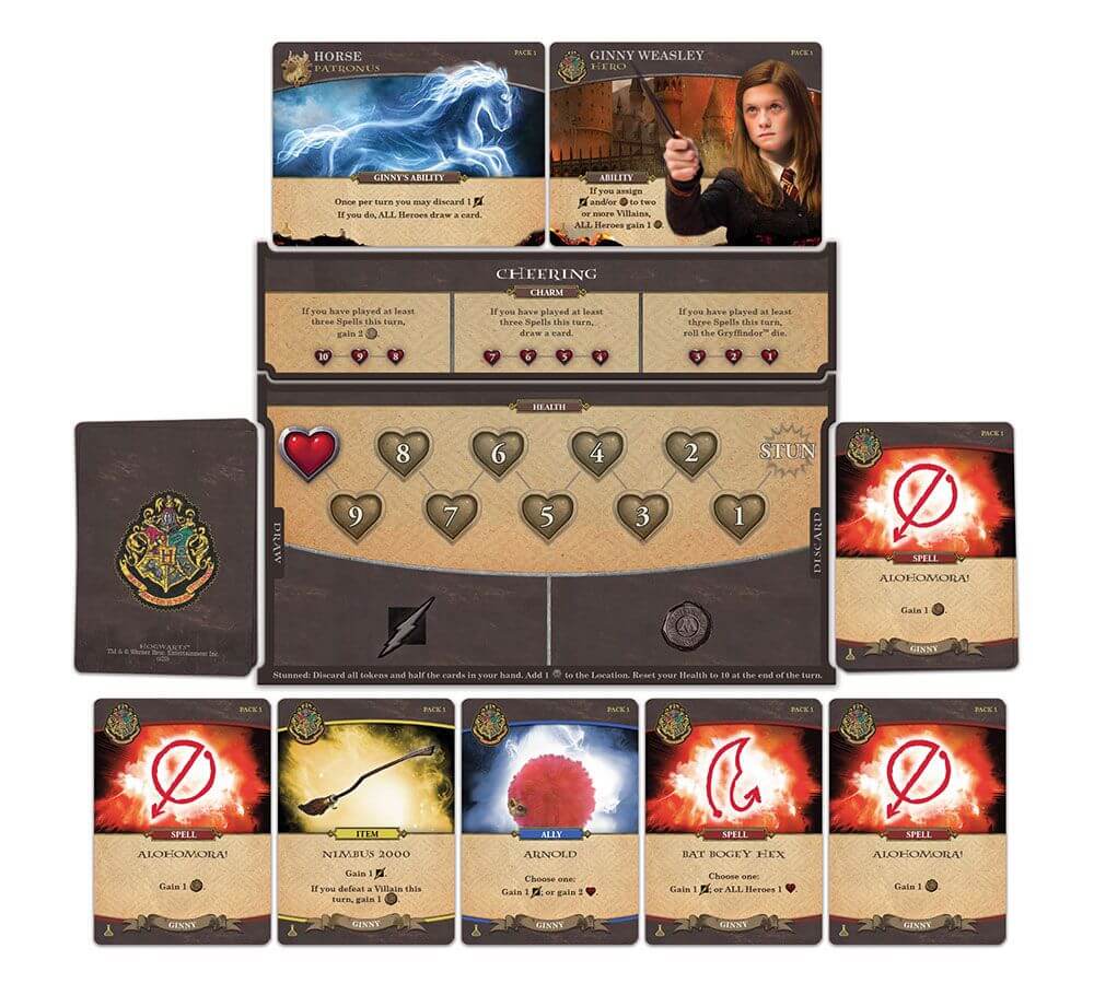 Harry Potter Deck-Building Game Expansion Charms and Potions - Olleke Wizarding Shop Amsterdam Brugge London