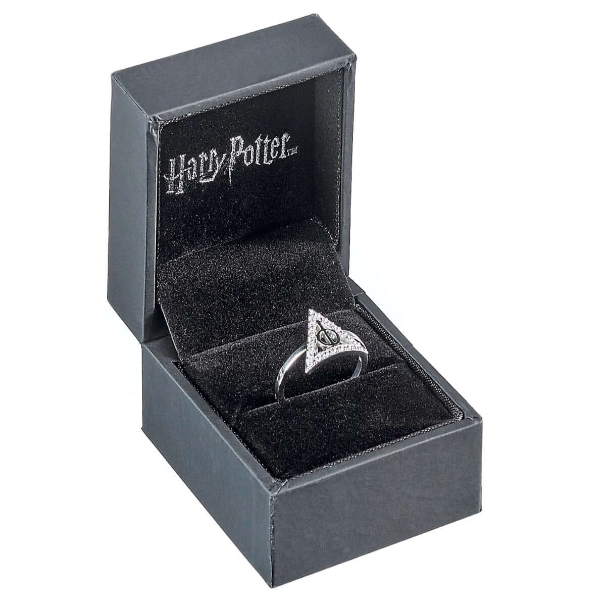 Harry Potter Embellished with Crystals Deathly Hallows Ring - Olleke Wizarding Shop Amsterdam Brugge London