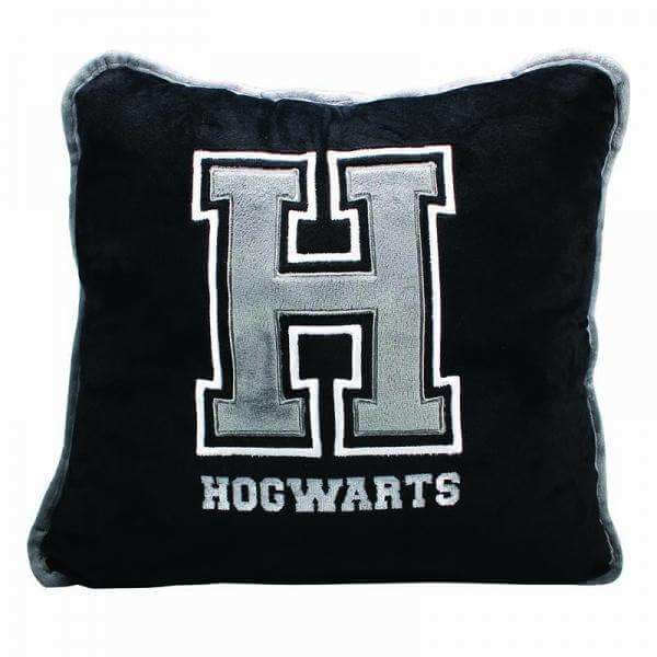 Harry Potter Filled Cushion - H For Hogwarts - Olleke Wizarding Shop Amsterdam Brugge London