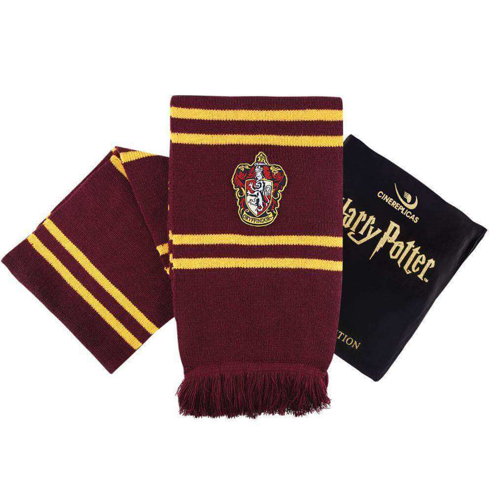 Harry Potter Gryffindor Scarf - Deluxe Edition - Olleke Wizarding Shop Amsterdam Brugge London