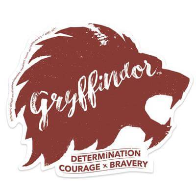 Harry Potter Gryffindor Vinyl Sticker - Olleke Wizarding Shop Amsterdam Brugge London